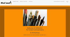 Desktop Screenshot of malkurse-gribbohm.de